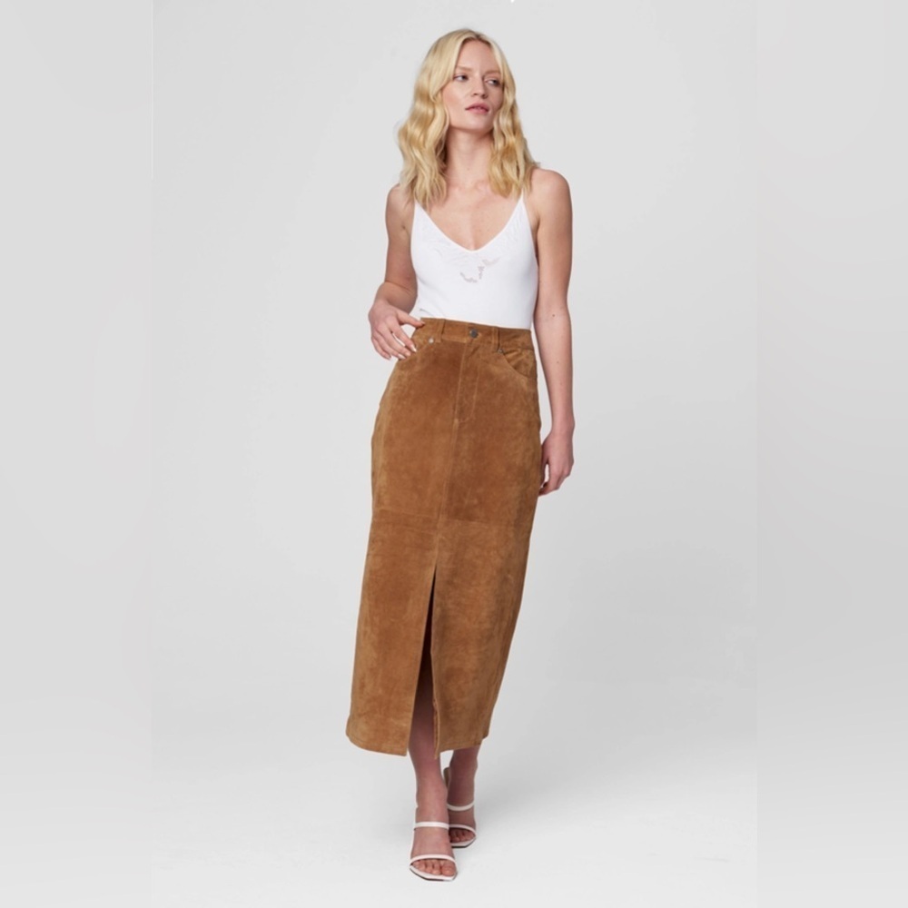 Blank NYC suede leather skirt  size: 26 New With Tags